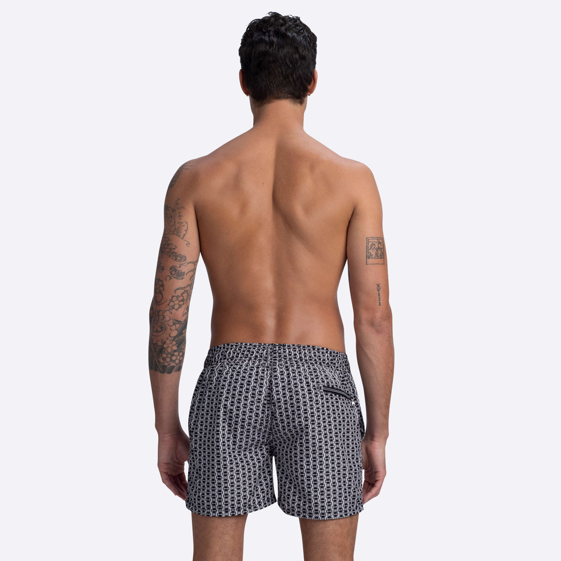 MAX Geometric Print Swim Trunks