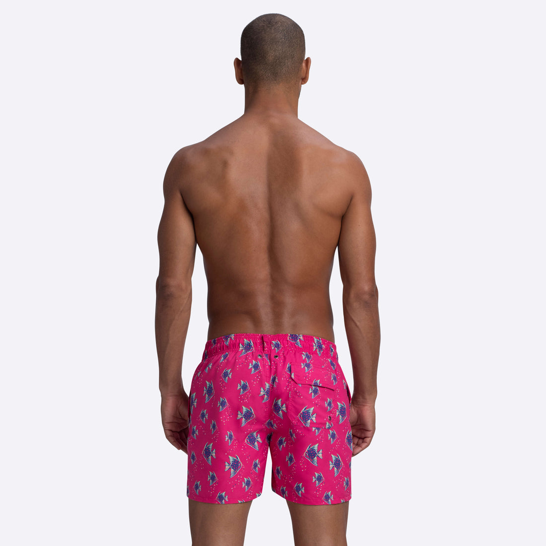 LENOX Fish Print Swim Trunks