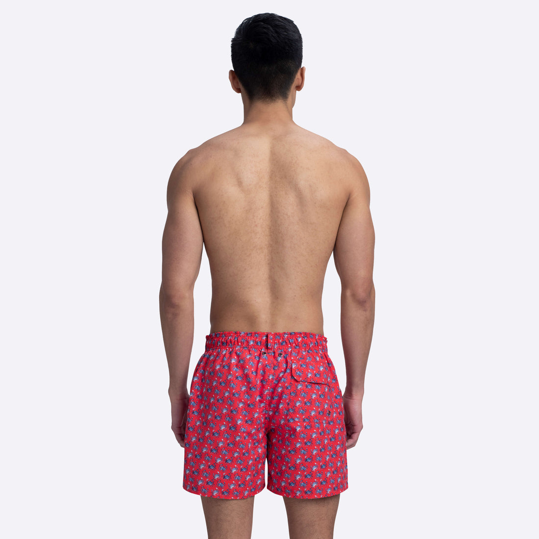 LENOX Crab Print Swim Trunks