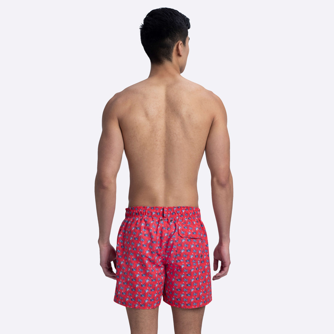 LENOX Crab Print Swim Trunks