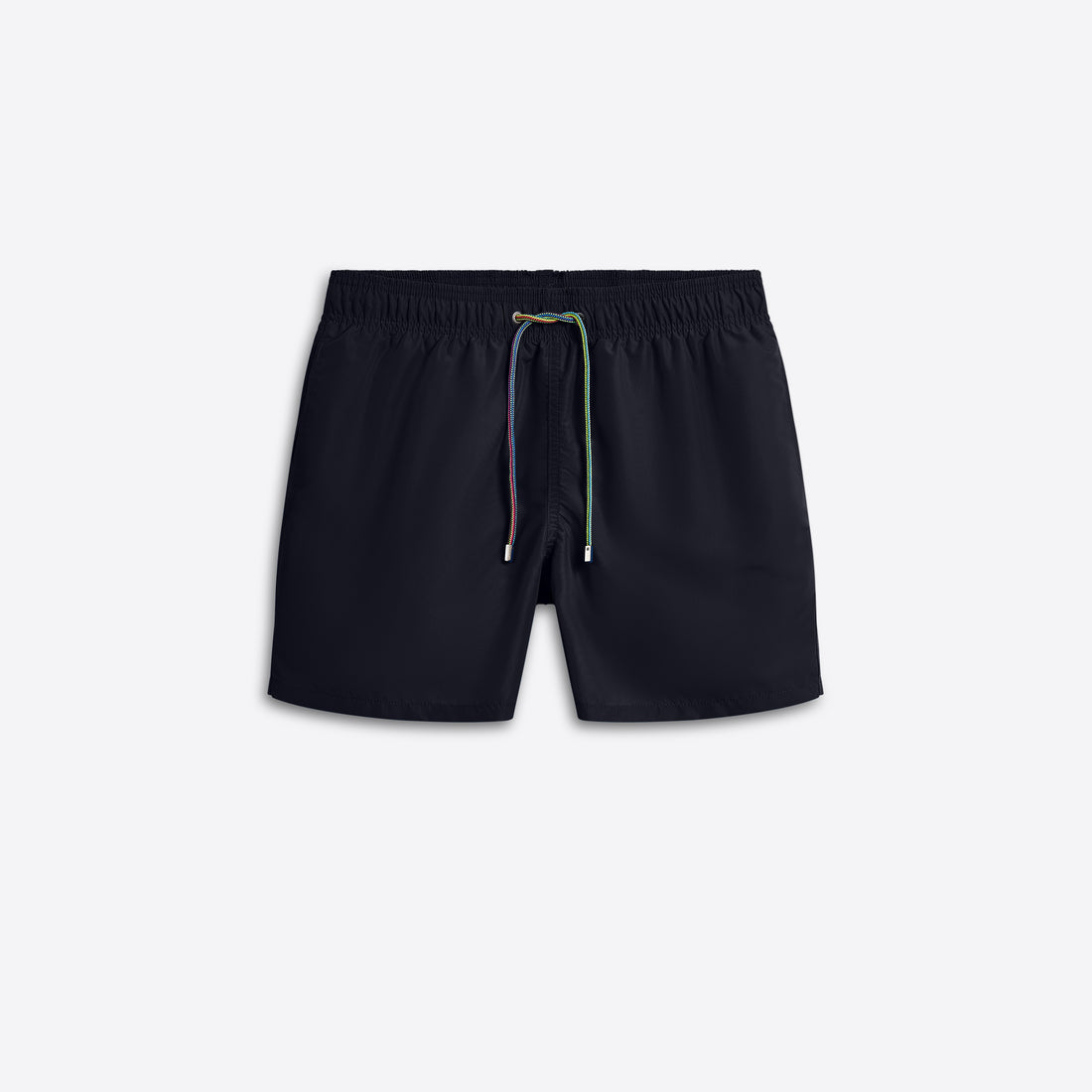 Solid black swim trunks online