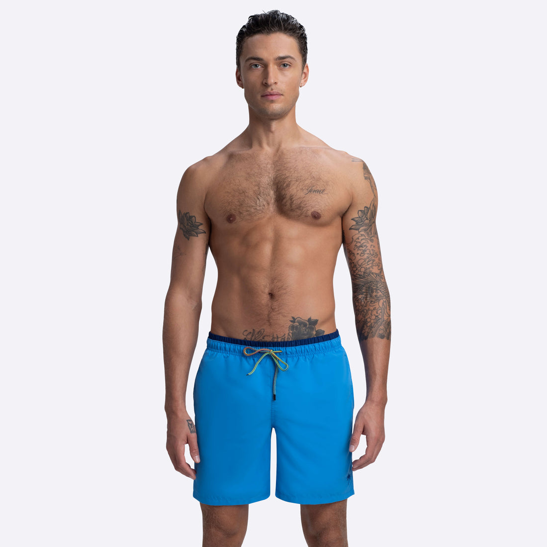 QUINN Solid Swim Trunks